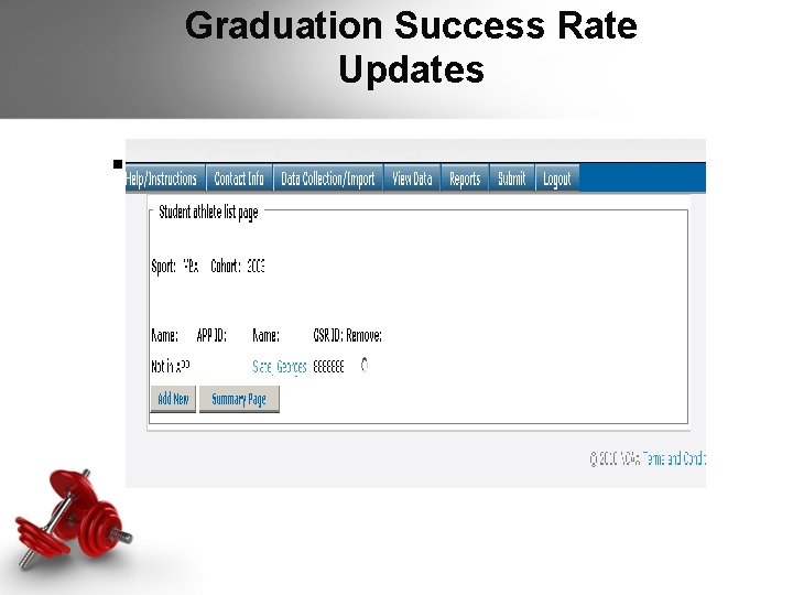 Graduation Success Rate Updates § More screenshots Graduation Success Rate Updates § More screenshots