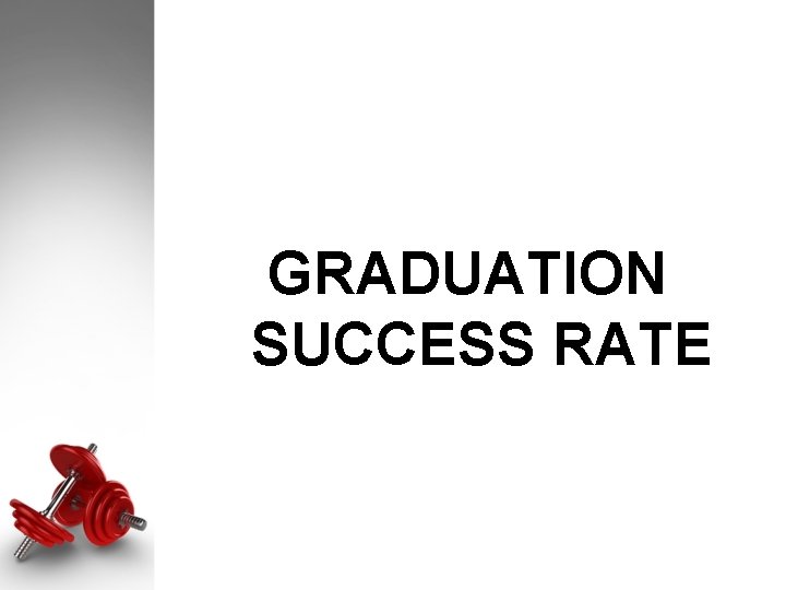 GRADUATION SUCCESS RATE GRADUATION SUCCESS RATE