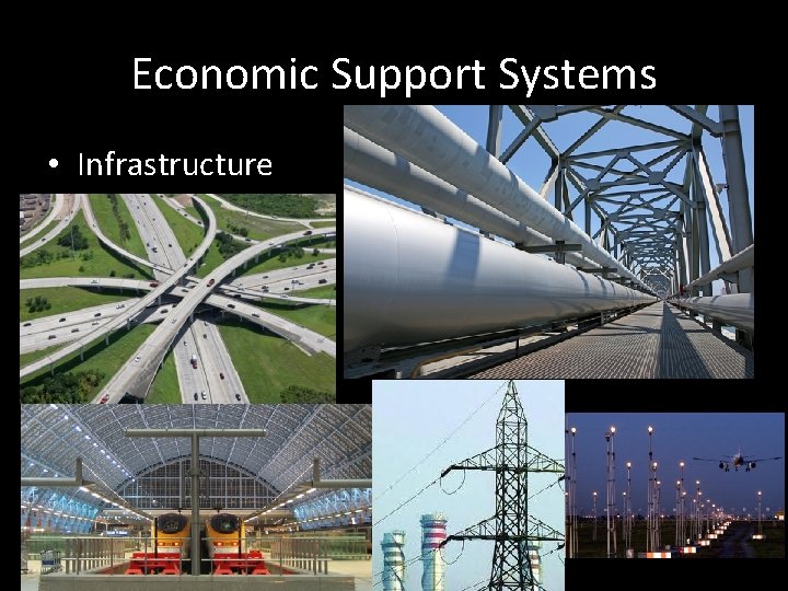 Economic Support Systems • Infrastructure 