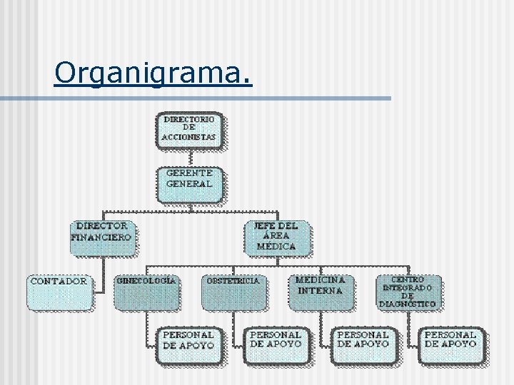 Organigrama. 