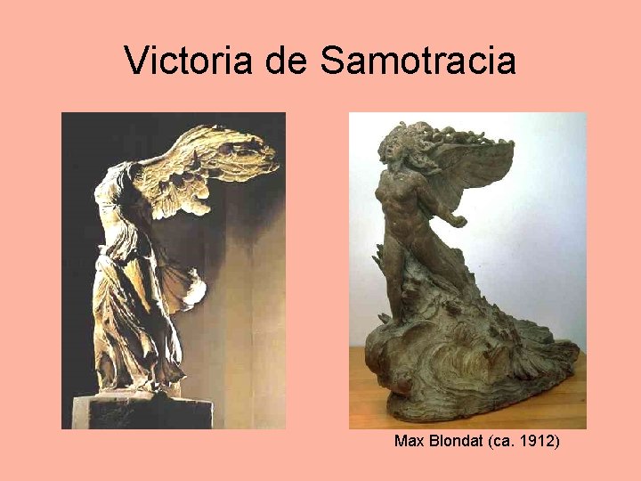 Victoria de Samotracia Max Blondat (ca. 1912) 