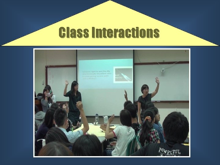 Classroom Activities Class Interactions 1. Students are divided into groups with 5 -8 people. Classroom Activities Class Interactions 1. Students are divided into groups with 5 -8 people.