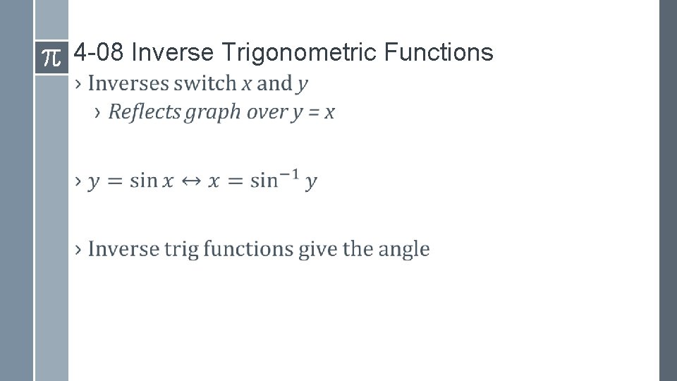 4 -08 Inverse Trigonometric Functions › 