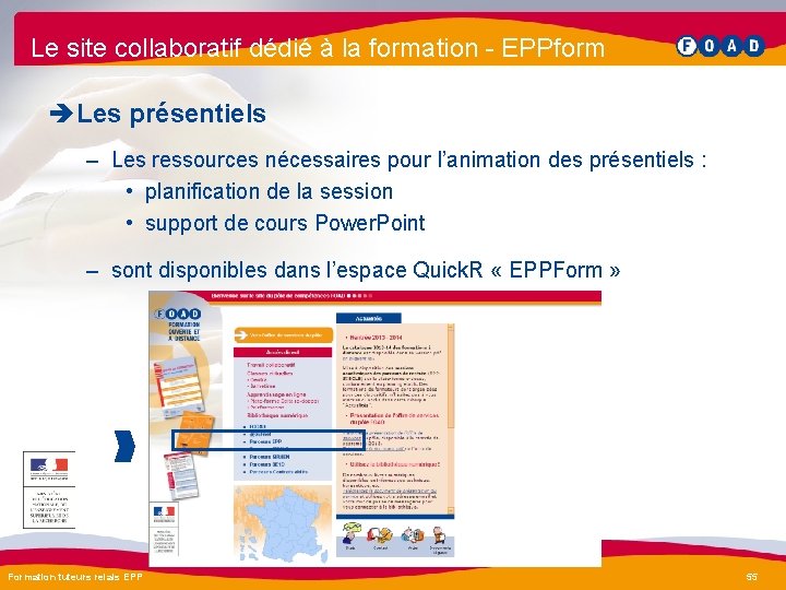 Le site collaboratif dédié à la formation - EPPform è Les présentiels – Les