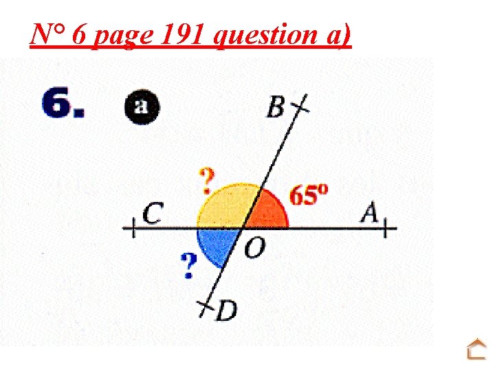 N° 6 page 191 question a) 