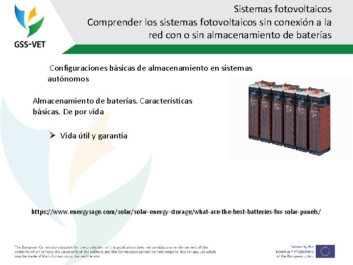 Sistemas fotovoltaicos Comprender los sistemas fotovoltaicos sin conexión a la red con o sin