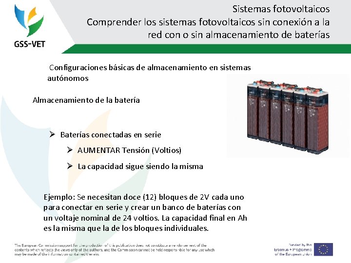 Sistemas fotovoltaicos Comprender los sistemas fotovoltaicos sin conexión a la red con o sin