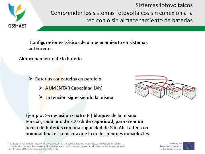 Sistemas fotovoltaicos Comprender los sistemas fotovoltaicos sin conexión a la red con o sin