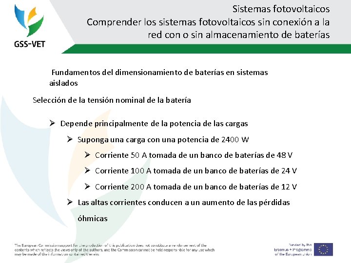 Sistemas fotovoltaicos Comprender los sistemas fotovoltaicos sin conexión a la red con o sin