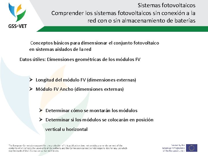 Sistemas fotovoltaicos Comprender los sistemas fotovoltaicos sin conexión a la red con o sin