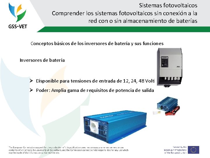 Sistemas fotovoltaicos Comprender los sistemas fotovoltaicos sin conexión a la red con o sin