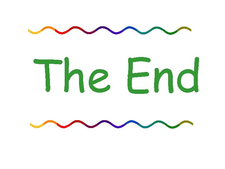 The End 