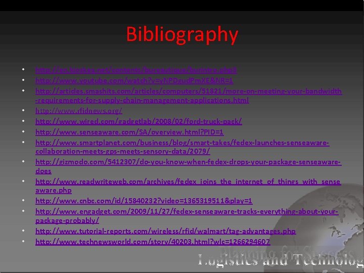 Bibliography • • • • http: //en. kioskea. net/contents/bureautique/burintro. php 3 http: //www. youtube.