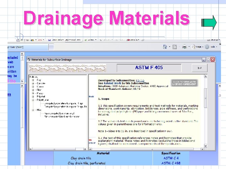 Drainage Materials 