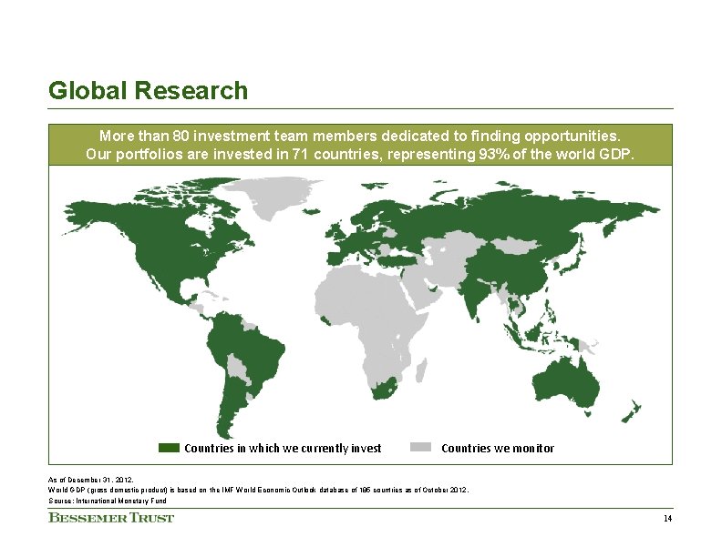 Global Research More than 80 investment team members dedicated to finding opportunities. Our portfolios Global Research More than 80 investment team members dedicated to finding opportunities. Our portfolios