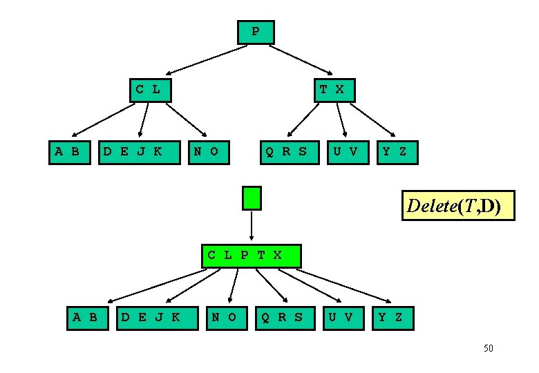 P C L A B D E J K T X N O Q