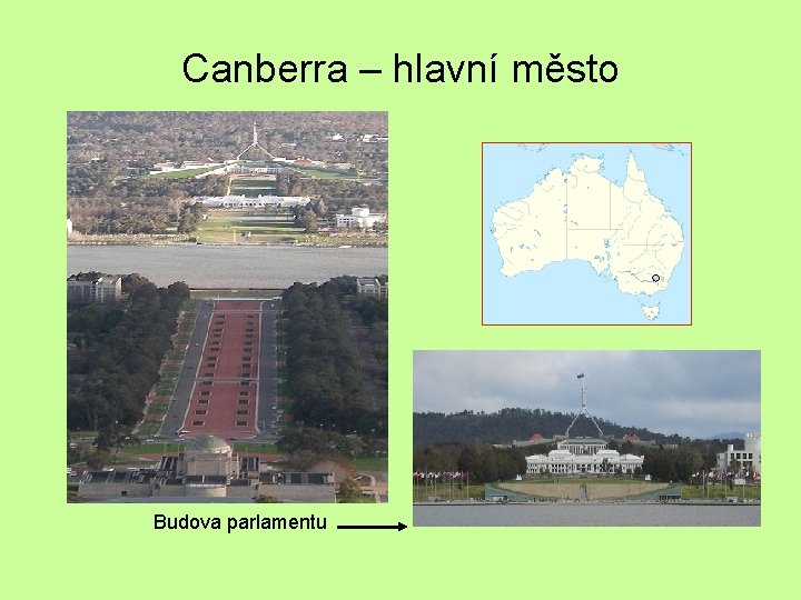Canberra – hlavní město Budova parlamentu 