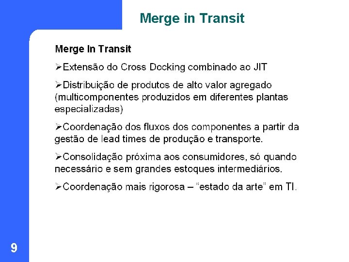 Merge in Transit 9 
