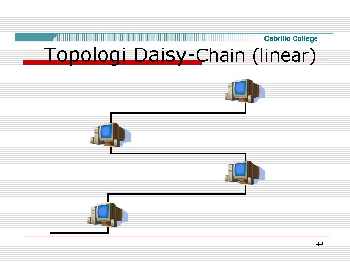 Topologi Daisy-Chain (linear) 49 