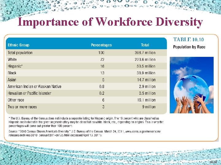 Importance of Workforce Diversity 10 -58 Importance of Workforce Diversity 10 -58