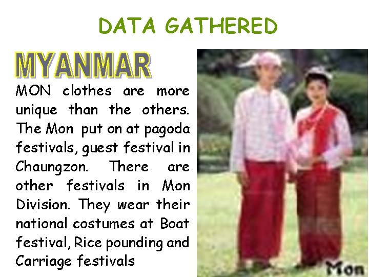 DATA GATHERED MON clothes are more unique than the others. The Mon put on DATA GATHERED MON clothes are more unique than the others. The Mon put on