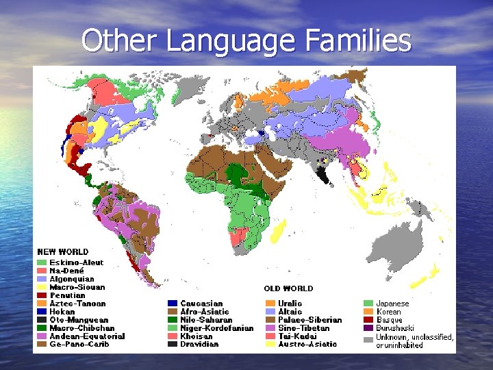 Other Language Families 