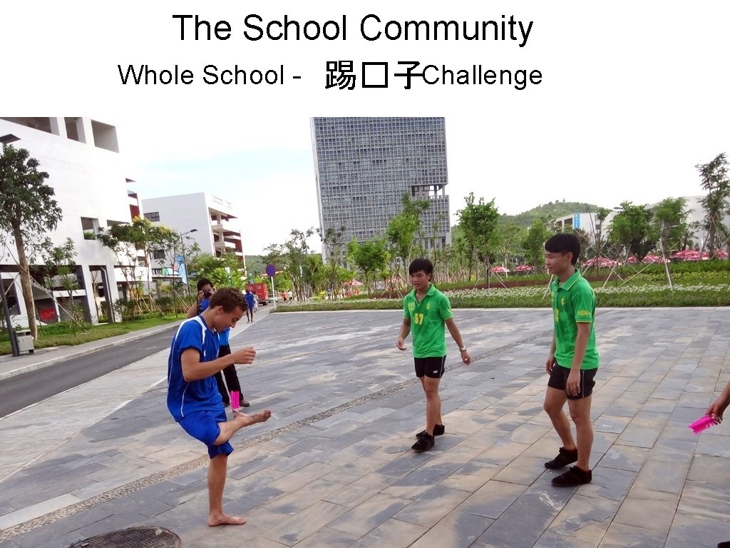 The School Community Whole School - 踢�子Challenge The School Community Whole School - 踢�子Challenge