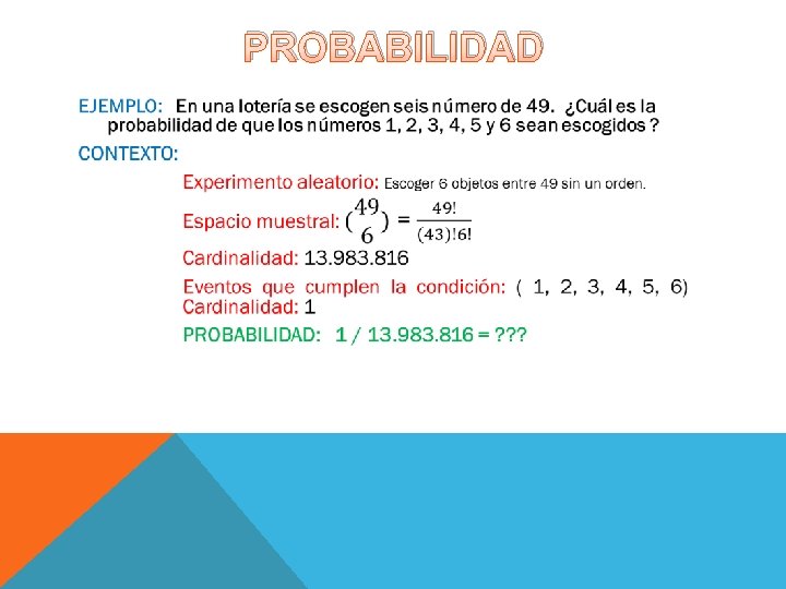 PROBABILIDAD PROBABILIDAD