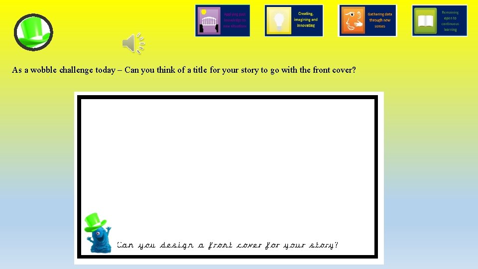 As a wobble challenge today – Can you think of a title for your