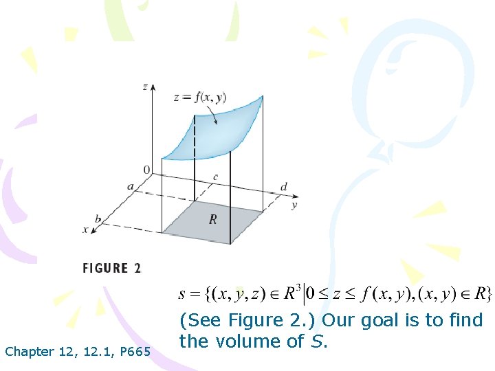 Chapter 12, 12. 1, P 665 (See Figure 2. ) Our goal is to