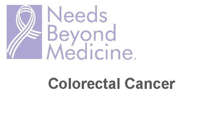 Colorectal Cancer 