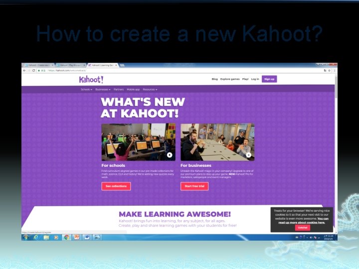 How to create a new Kahoot? 