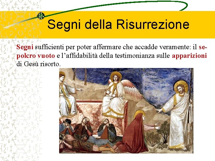 LA GLORIFICAZIONE DI GES CRISTO Corso di Cristologia