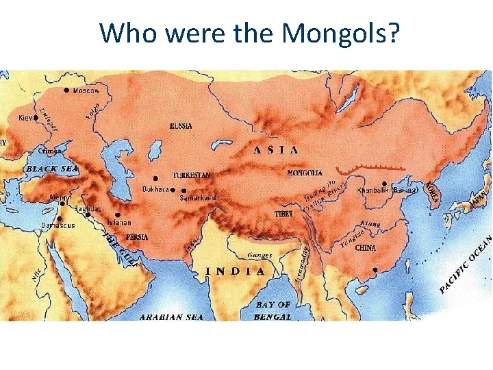 Who were the Mongols? 