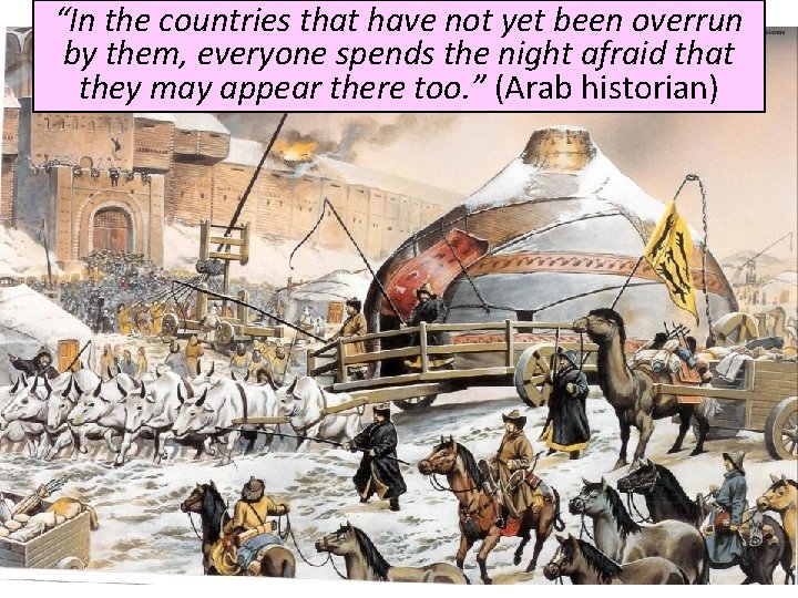 “In the countries that have not yet been overrun by them, everyone spends the