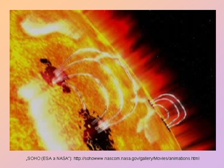 „SOHO (ESA a NASA“): http: //sohowww. nascom. nasa. gov/gallery/Movies/animations. html 