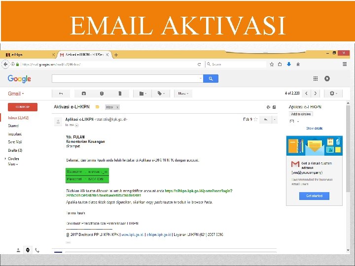 EMAIL AKTIVASI 