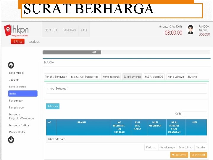 SURAT BERHARGA 