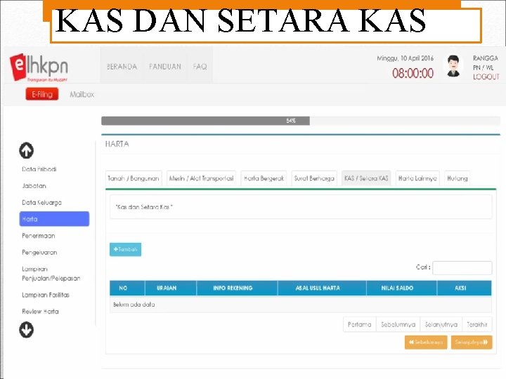 KAS DAN SETARA KAS 