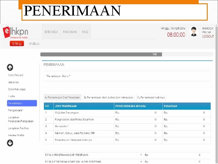PENERIMAAN 