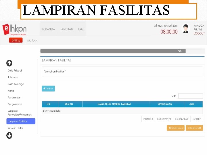 LAMPIRAN FASILITAS 