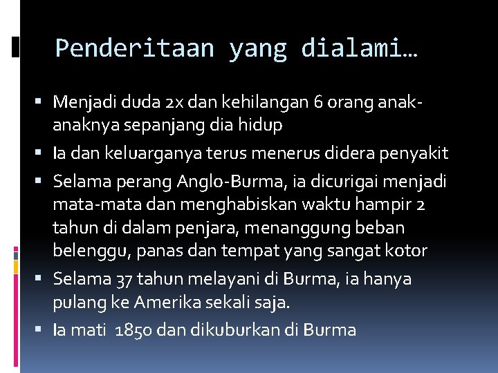 Penderitaan yang dialami… Menjadi duda 2 x dan kehilangan 6 orang anaknya sepanjang dia