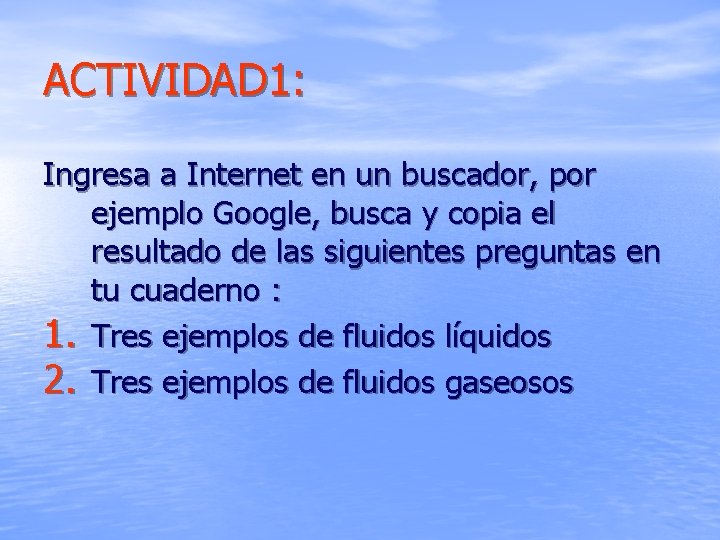 ACTIVIDAD 1: Ingresa a Internet en un buscador, por ejemplo Google, busca y copia