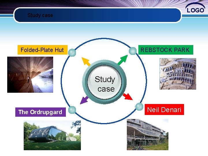 LOGO Study case Folded-Plate Hut REBSTOCK PARK Study case The Ordrupgard Neil Denari 