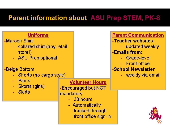 Parent information about ASU Prep STEM, PK-8 Uniforms -Maroon Shirt - collared shirt (any