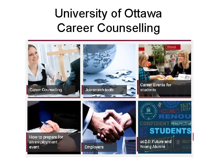 University of Ottawa Career Counselling 