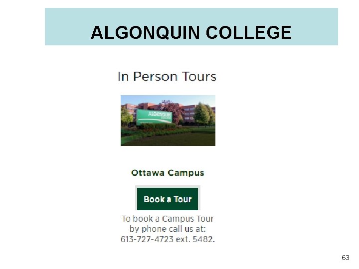 ALGONQUINCOLLEGE 63 