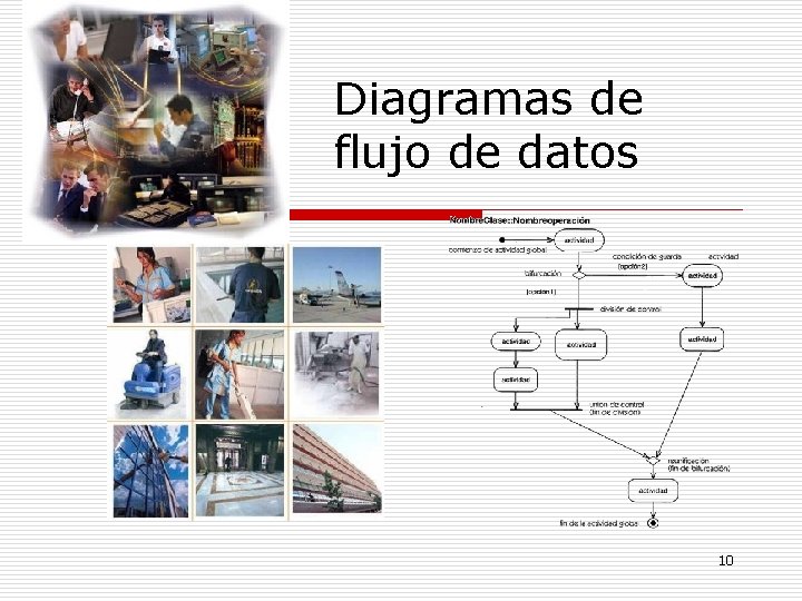 Diagramas de flujo de datos 10 Diagramas de flujo de datos 10