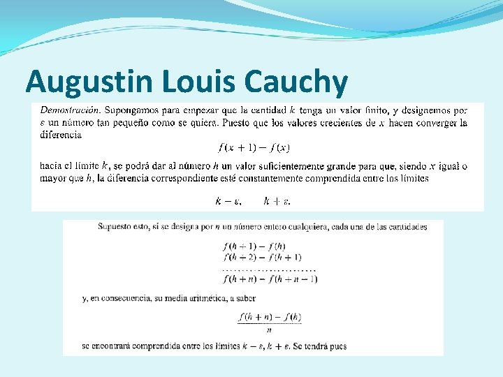 Augustin Louis Cauchy 