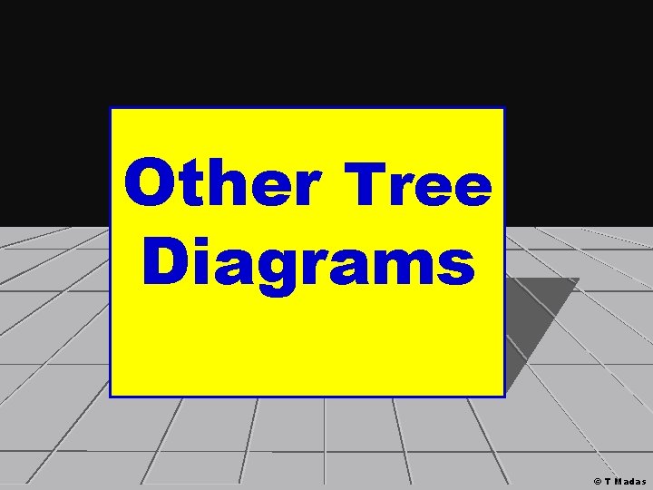 Other Tree Diagrams © T Madas 
